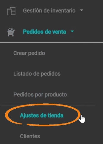 configurar tienda con recipok