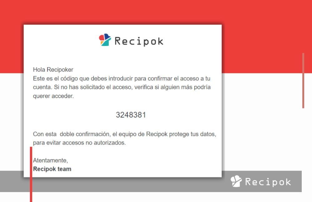 email de doble confirmación