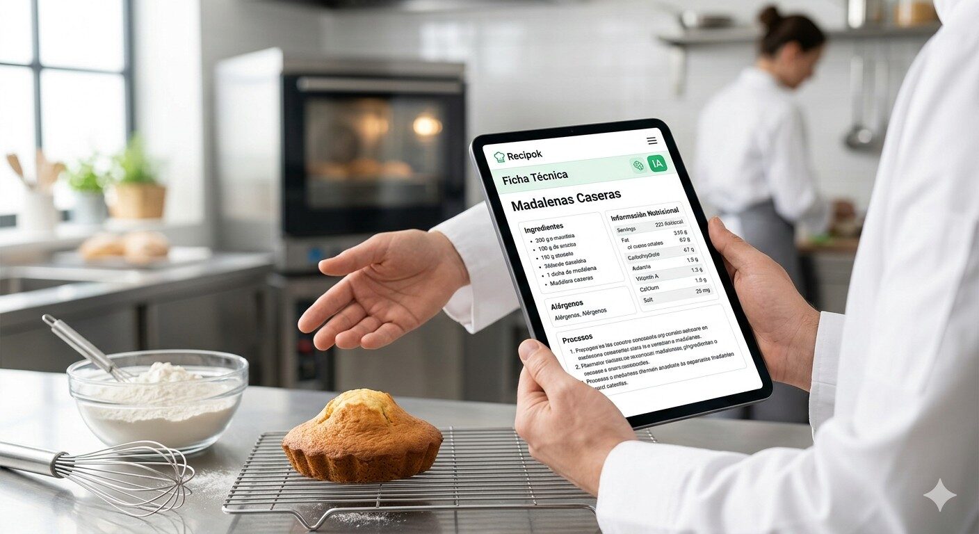 ficha tecnica en cocina