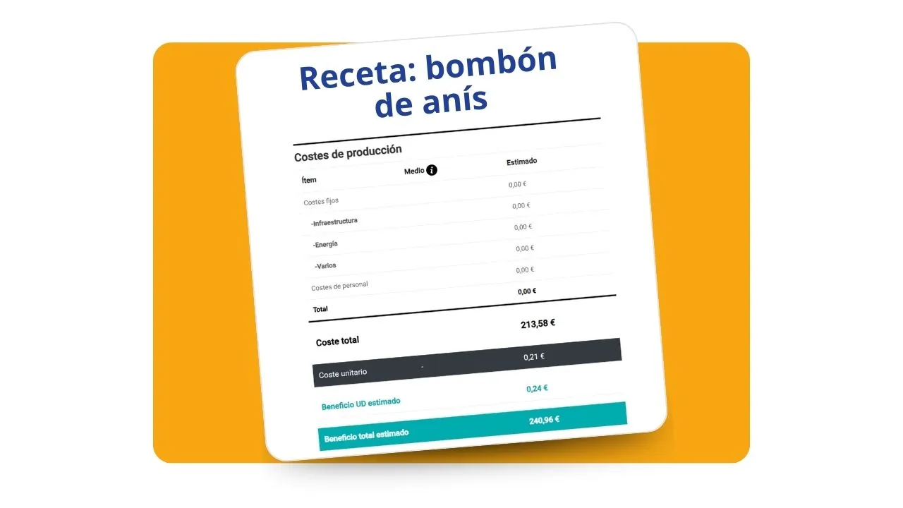 desglose de costes
